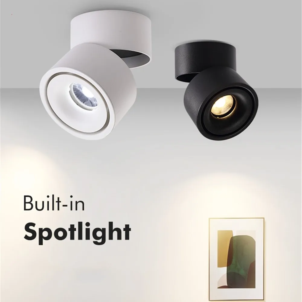 Светодиодный светильник поверхностного монтажа Крытый светодиодный потолочный