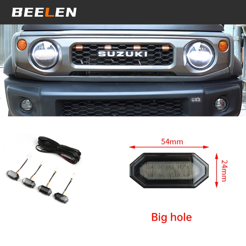 

Светодиодное переднее желтое освещение DRL Kit 12 В для Suzuki Jimny JB64 JB74w 2019 2020 внешние аксессуары