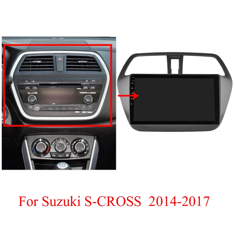 Автомагнитола на Android 8 1 мультимедийный видеоплеер для Suzuki S-CROSS 2014-2017 с