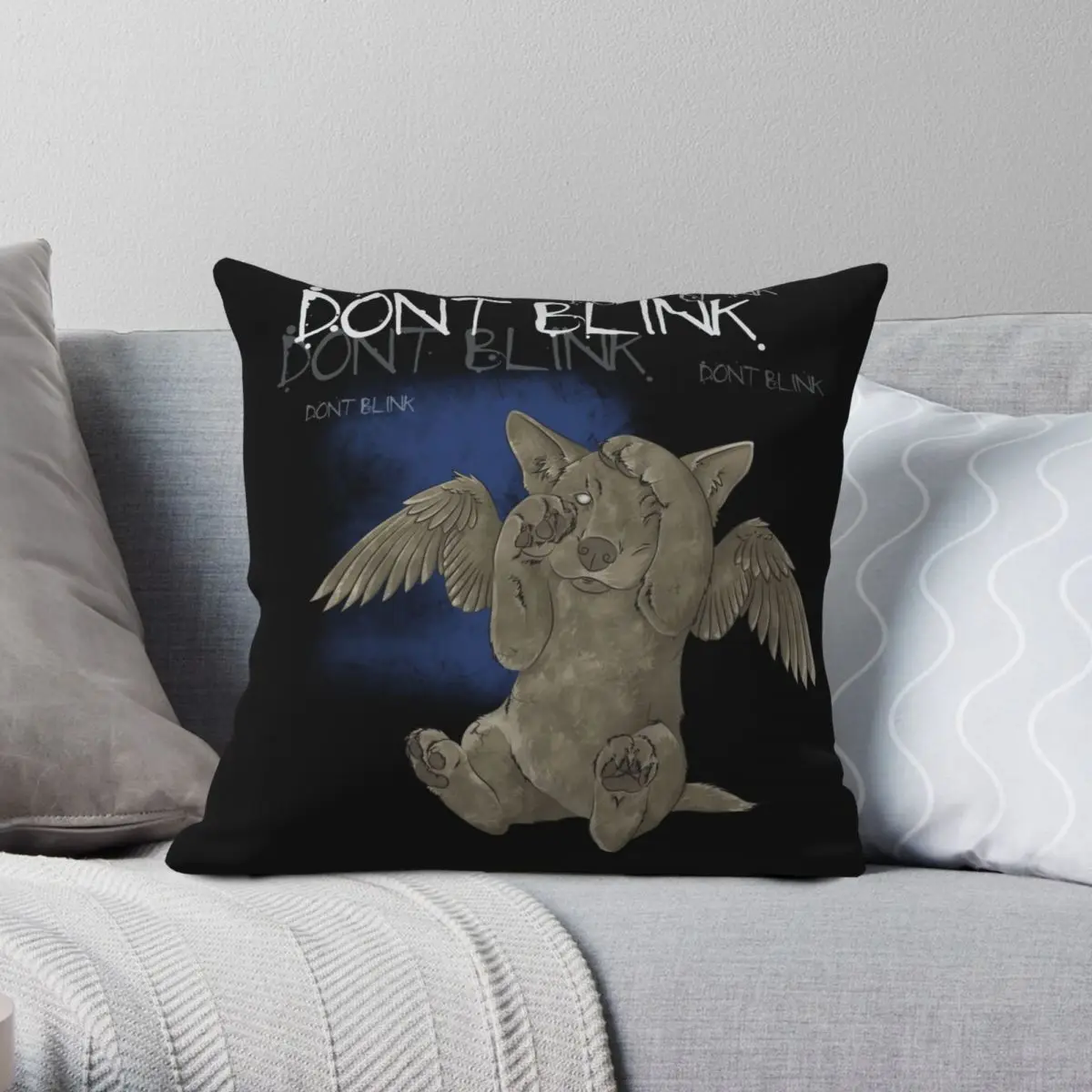 

Weeping щенок квадратная Подушка Чехол из полиэстера и льна бархатная креативная Декоративная Подушка на молнии чехол для кровати наволочка д...