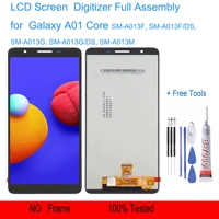 lcd screen and digitizer full assembly with frame for samsung galaxy a01 core sm a013 free tools
