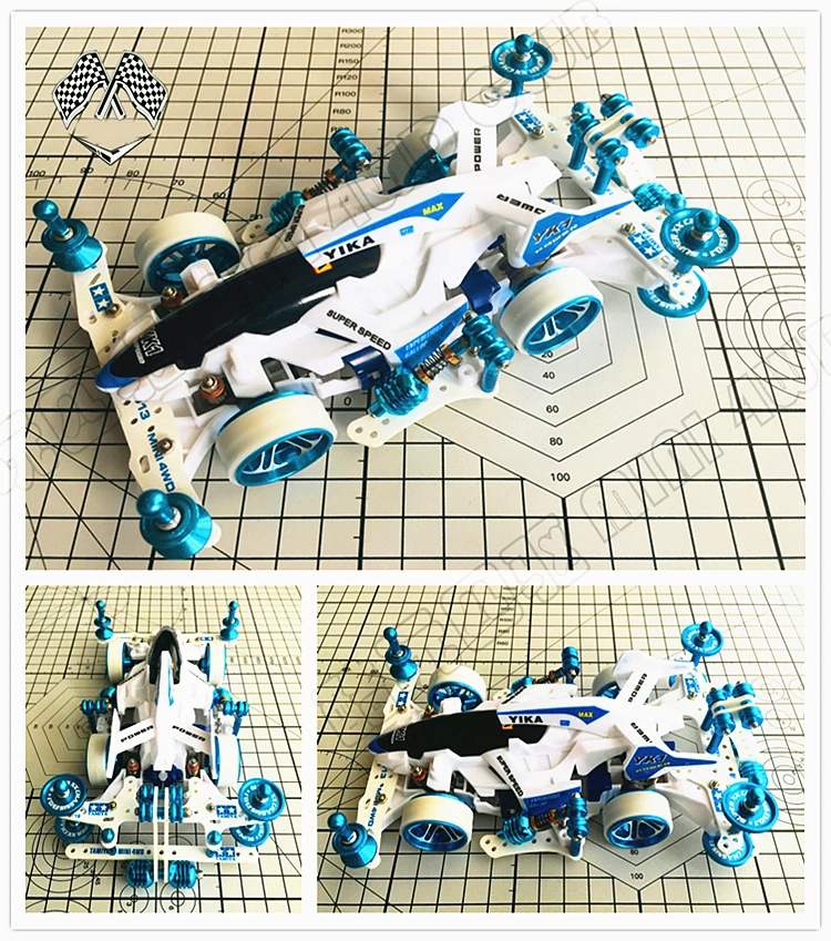 Подвесная модель автомобиля Yangkai Mini 4WD масштаб 1/32 набор деталей для обновления YIKA