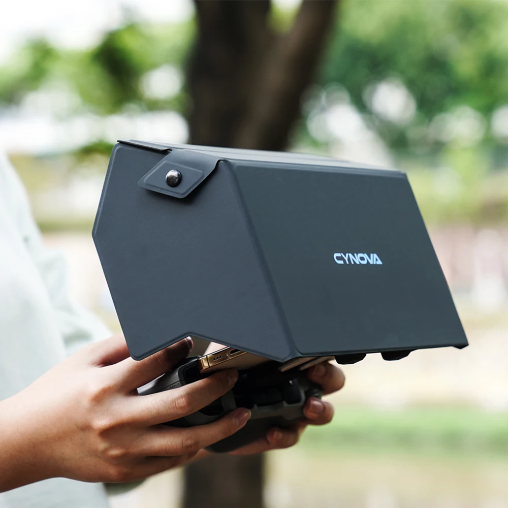 

CYNOVA Mobile Phone Sun Hood for DJI Mavic 3/Mavic Air 2/Mini 2/AIR 2S Remote Control Foldable Smartphone Sunshade Accessory