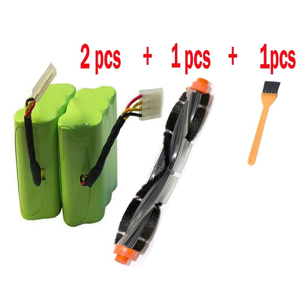 Аккумулятор + Изогнутые комбинированные Роликовые щетки Сменный фильтр HEPA для