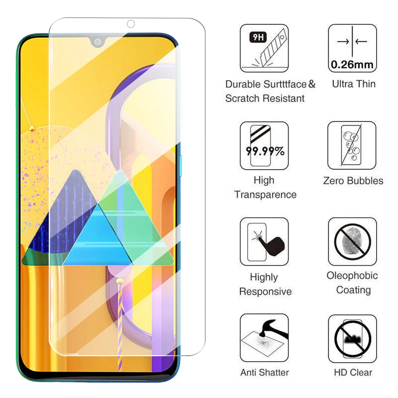 M 30 Защитное стекло для samsung galaxy M30s M30 s 30 s 30M s30 galaxy m30s samsung m30s защитная пленка из закаленного стекла