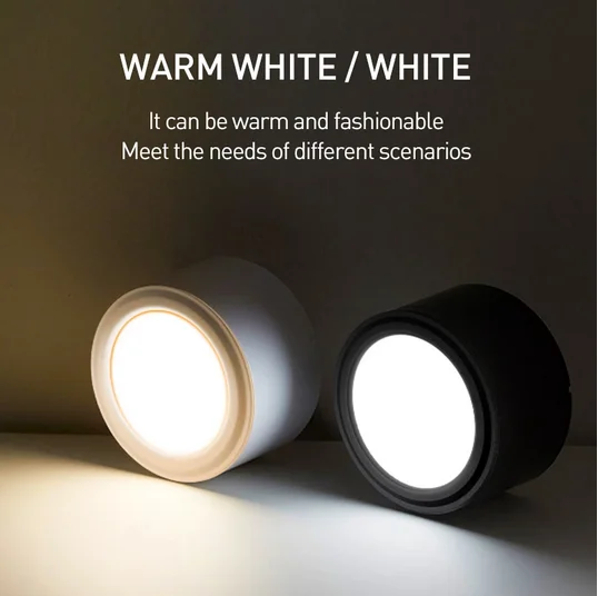 3 Вт/5 Вт/7 Вт/9 Вт/12 Вт светодиодные потолочные светильники с поверхностным