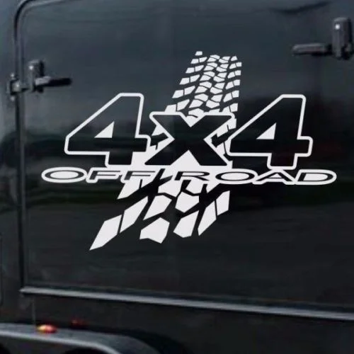 Для 2 шт. для обеих сторон 4x4 стильная наклейка внедорожника большого размера