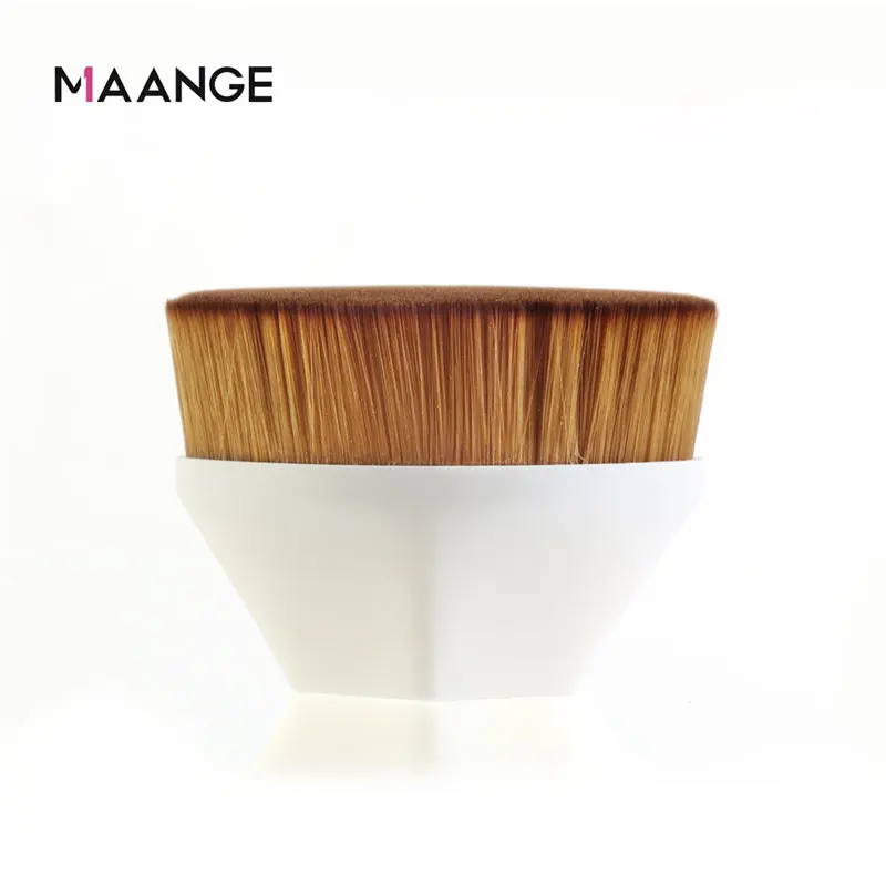 White MAANGE 1 шт. кисть для основы Порошковая Косметика Кисть, косметические инструменты набор высокого качества портативная Кисть для макияжа - Handle Color: White