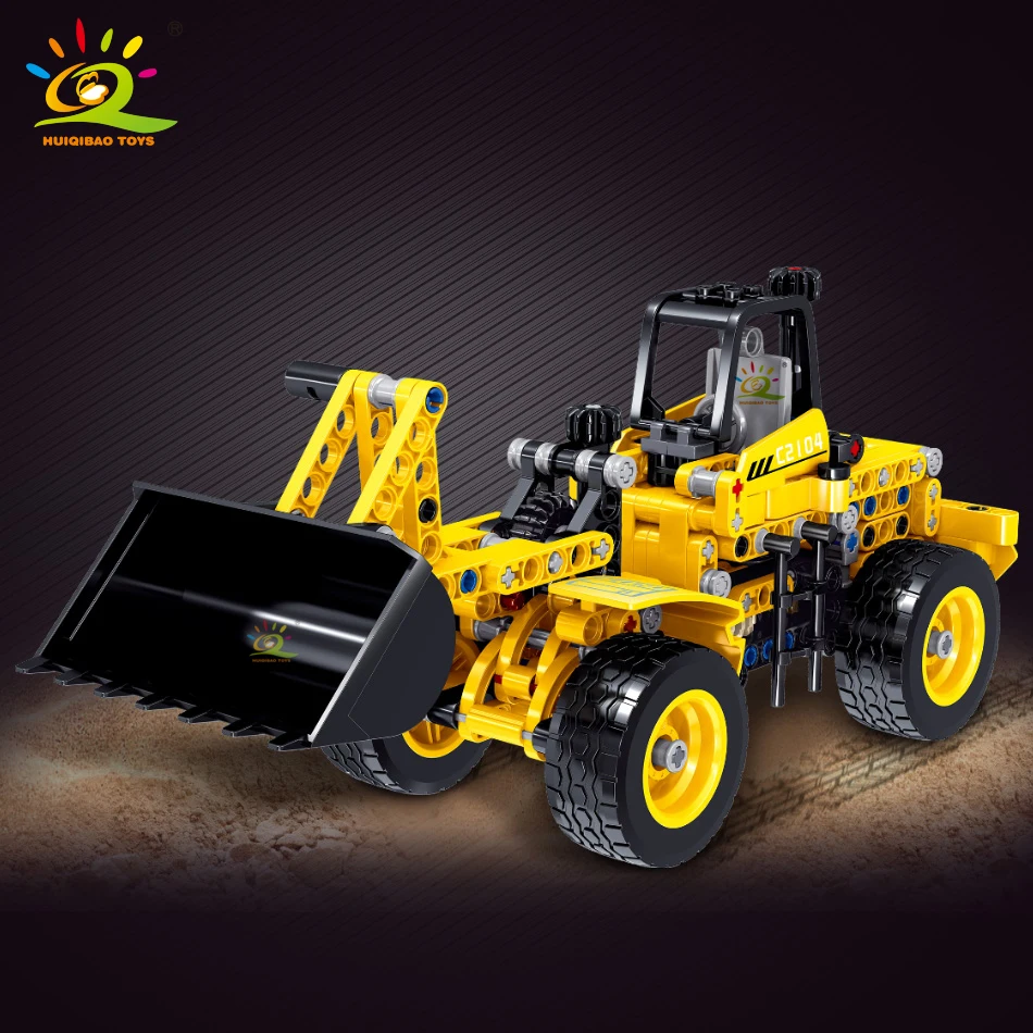 HUIQIBAO 302 шт колесная лопатка строительные блоки для грузовиков скребок инженерный