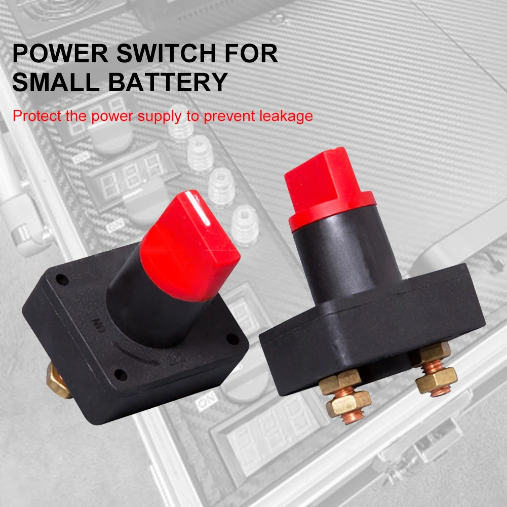 

100A 12V Battery Switch Isolator Battery Disconnect Switch Kill On/Off Switch for Boats Cars Trucks Yachts Car Modified Isolator