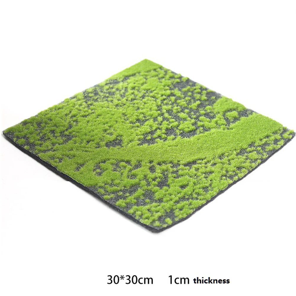 

Artificial Grassland Simulation Moss Lawn Turf Fake green Grass Mat Carpet DIY Micro Landscape Home Garden Floor