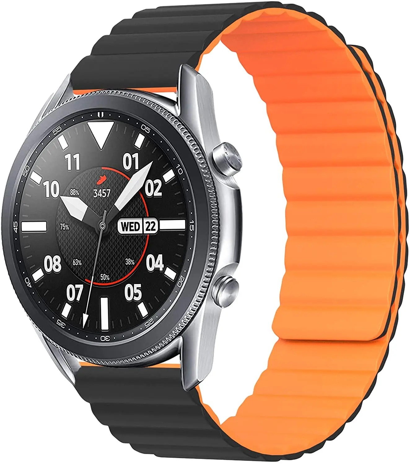

Силиконовый ремешок с магнитной застежкой для Galaxy Watch 3 45 мм, galaxy Watch 46 мм, Gear S3 Classic, Gear S3 Frontier, для мужчин и женщин