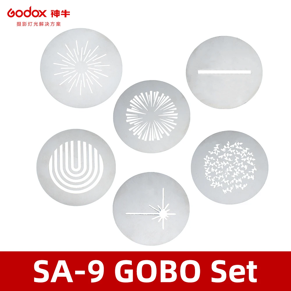 Godox S30 Аксессуары для фотографии заполняющий светильник Точечный светильник проекционный объектив(SA-P, SA-01, SA-02, SA-03, SA-04, SA-06, SA-08, SA-30, SA-11C - Цвет: SA-09