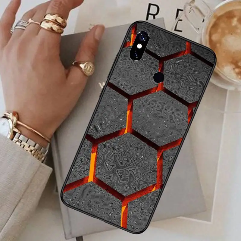 

Hexagonal lattice Phone Case For Xiaomi Redmi note 7 8 9 pro 8T 9S Mi Note 10 Lite pro