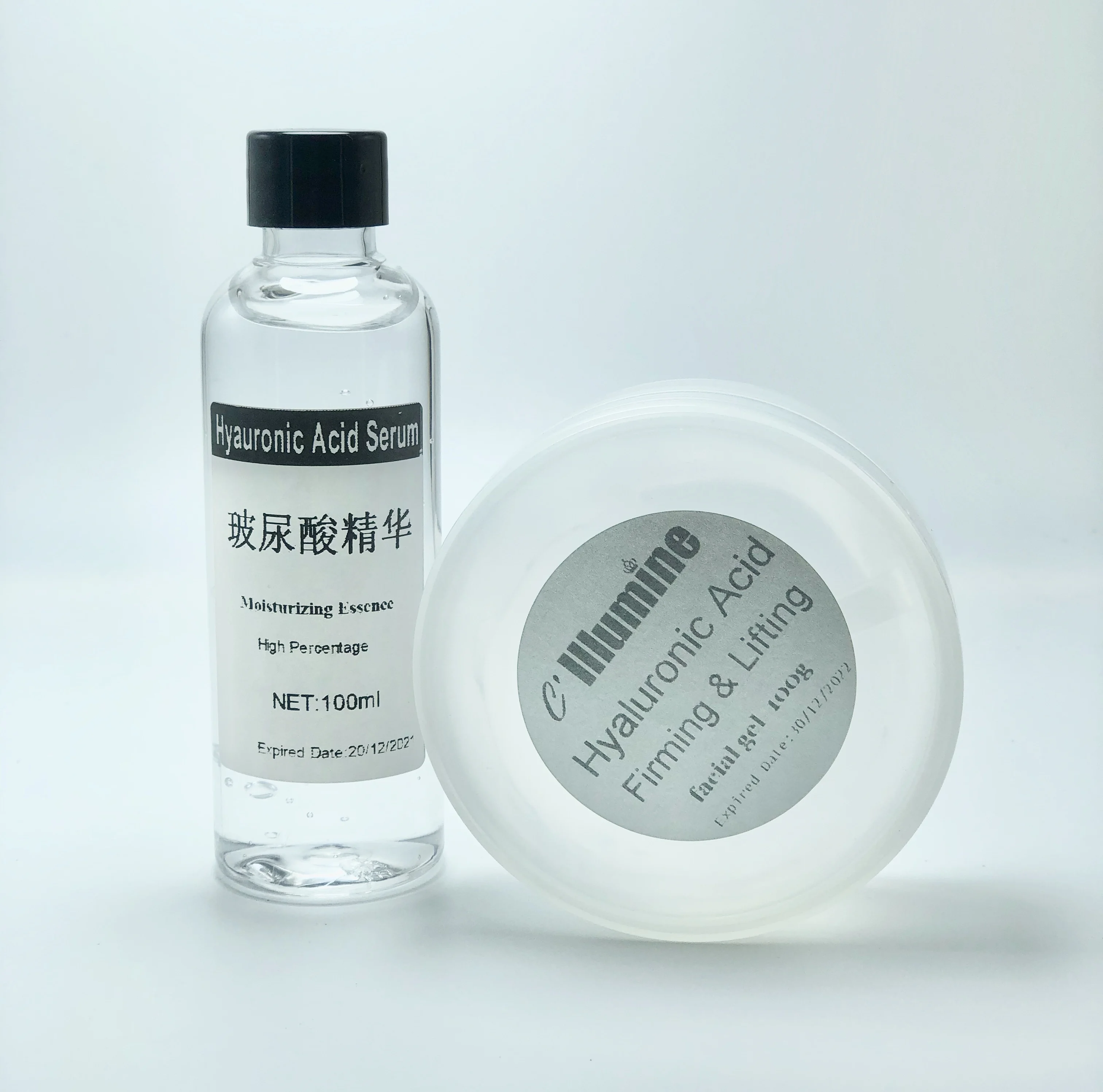Hyaluronic Acid Serum High Percentage 100ml+ 100g Hyaluronic Acid Face Gel Firming Lifting Anti-Wrinkle