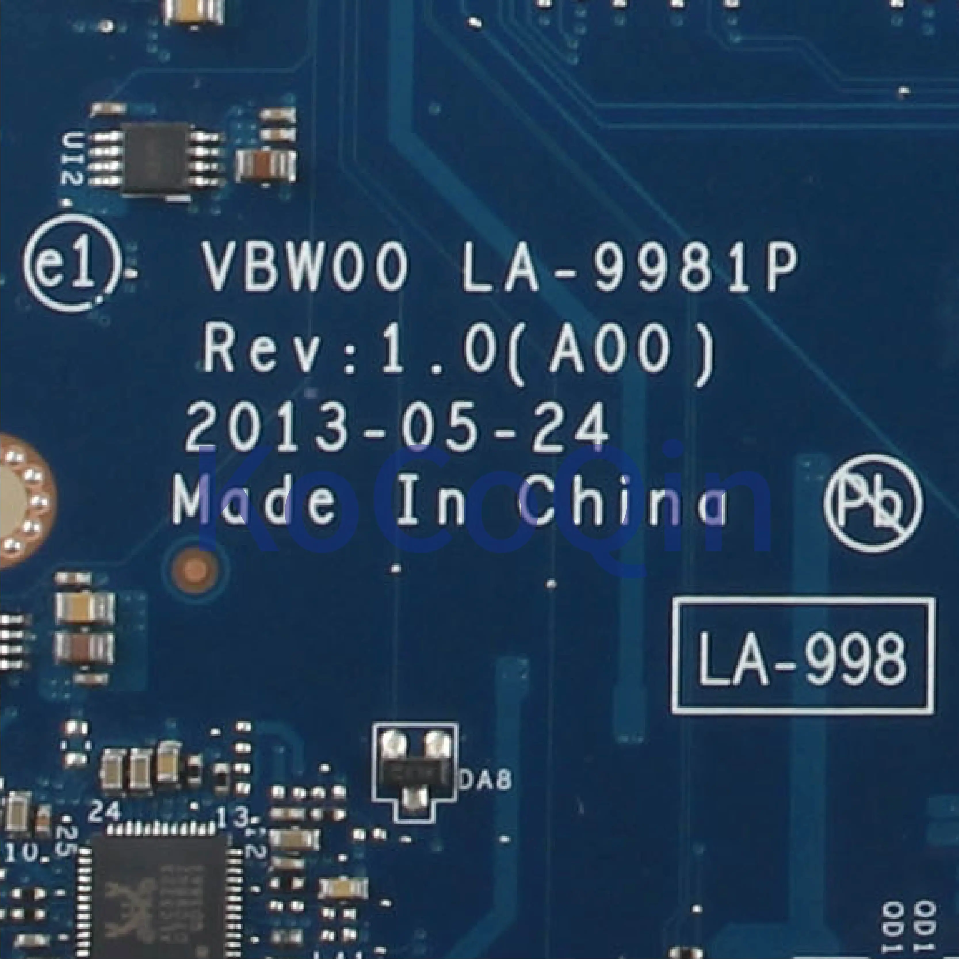 KoCoQin материнская плата для ноутбука DELL Inspiron 3537 5537 Core I5-4200U CN-0K5RR0 0K5RR0 VBW00 LA-9981P SR170