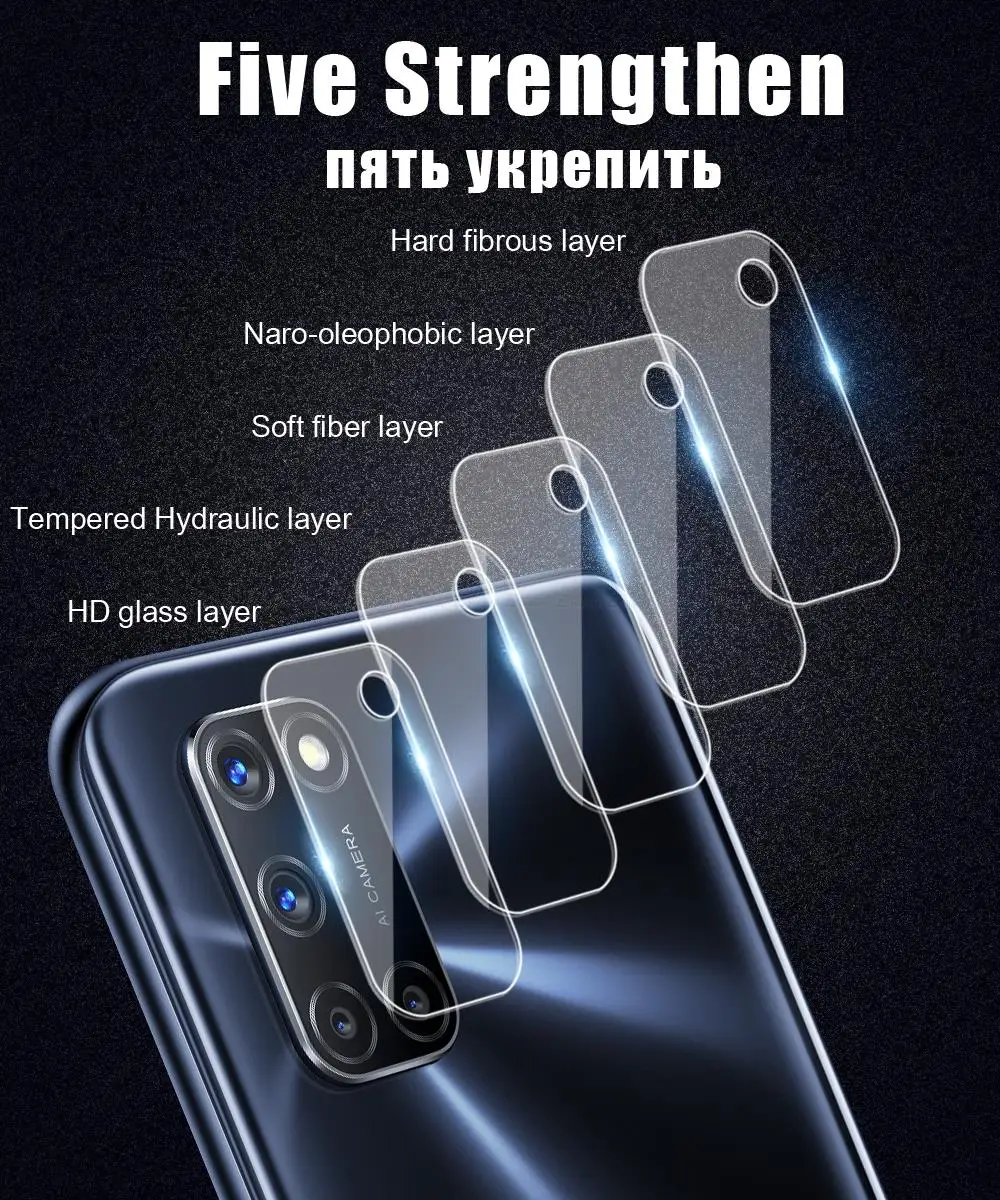 Гидрогелевая пленка для Oppo Realme Q2 мягкая защитная объектива камеры на orro opo Realmi q2