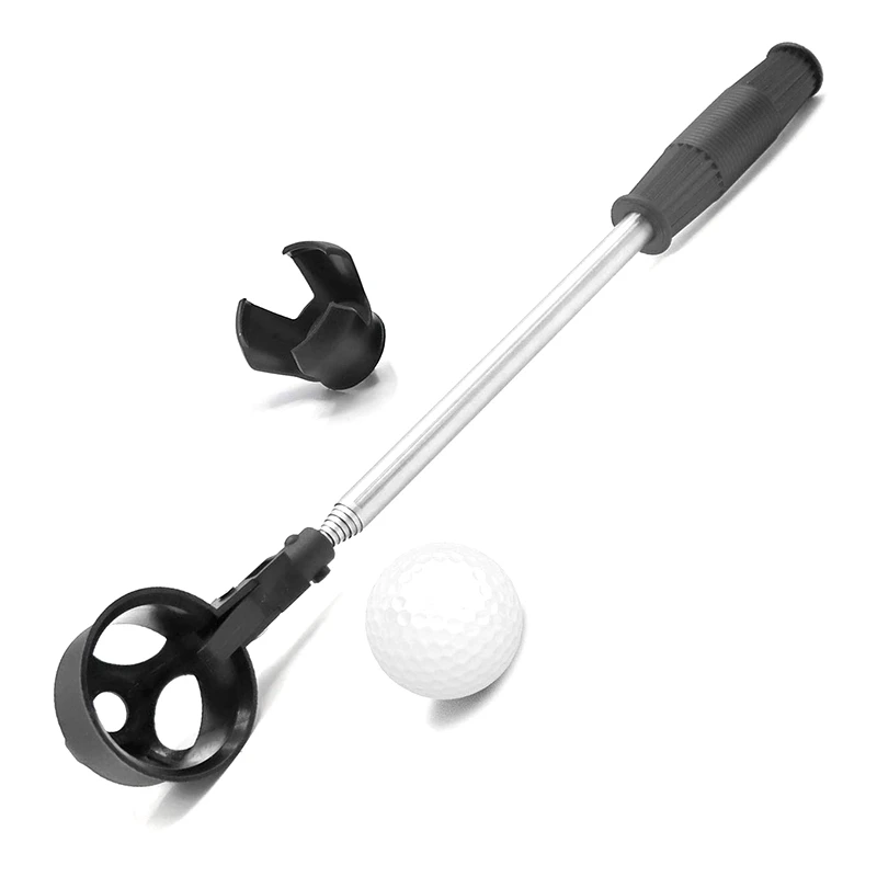 

Golf Ball Retriever, Extendable Golf Ball Retriever for Water with Golf Ball Pick Up Retriever Grabber Claw Sucker Tool
