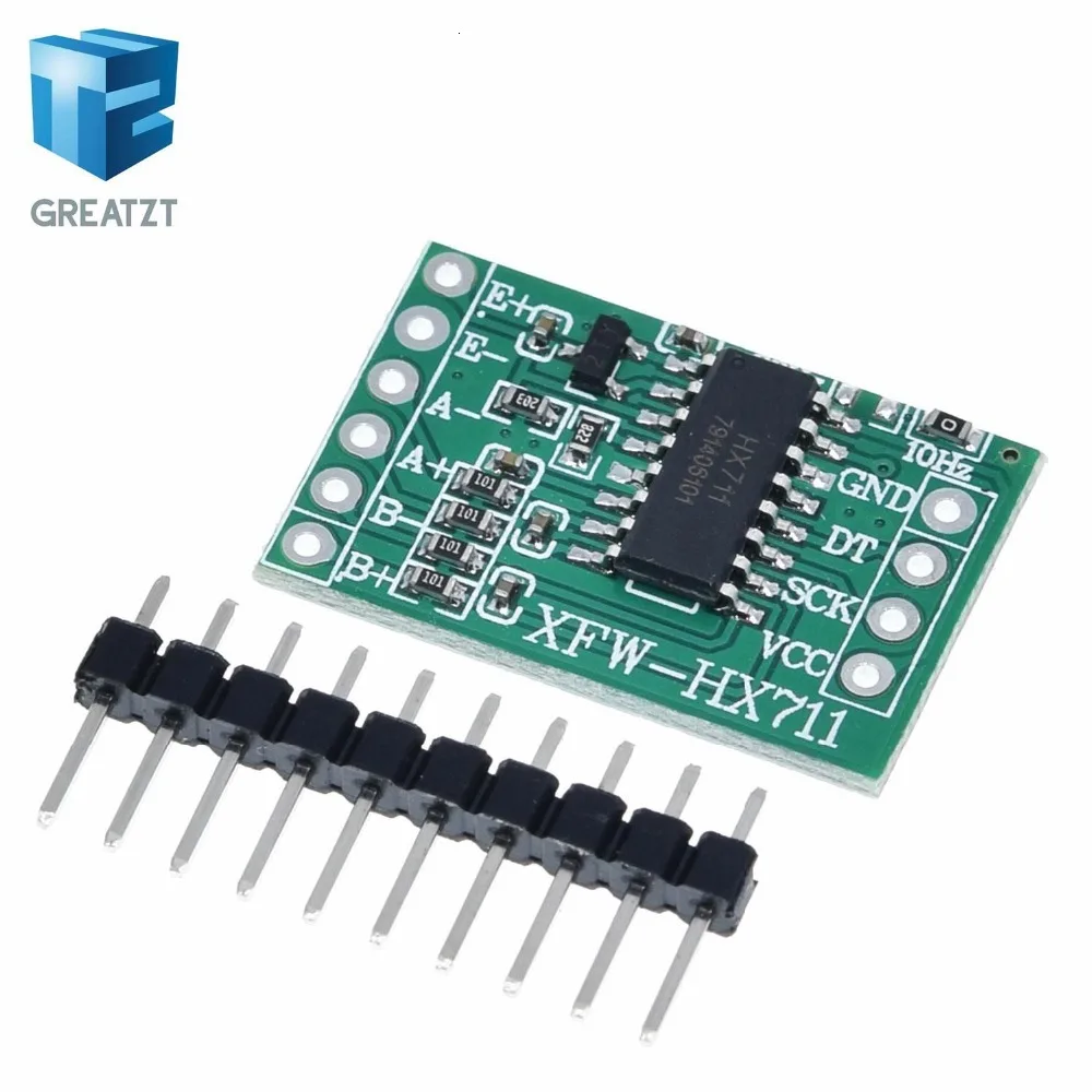 Для Arduino двухканальный HX711 взвешивания Давление Сенсор 24-бит точность A/D Модуль DIY электронные весы