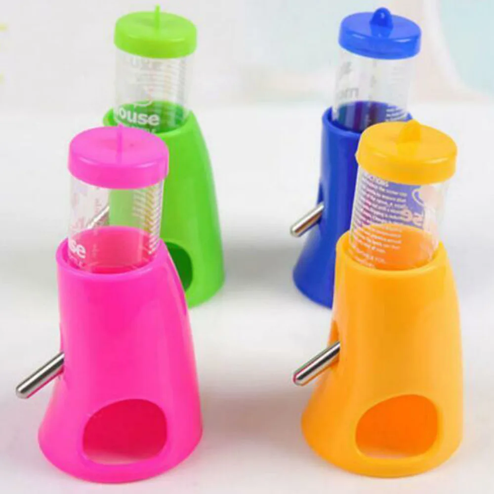 

2 in 1 Pet Drinking Bottles Hamster Water Bottle Small Animal Accessories Automatic Feeding Device Food Container