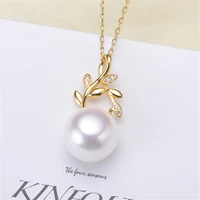 elegant waterdrop pearl pendant holder s925 sterling silver pearl pendant findings lady diy pendant accessory no pearl no chain
