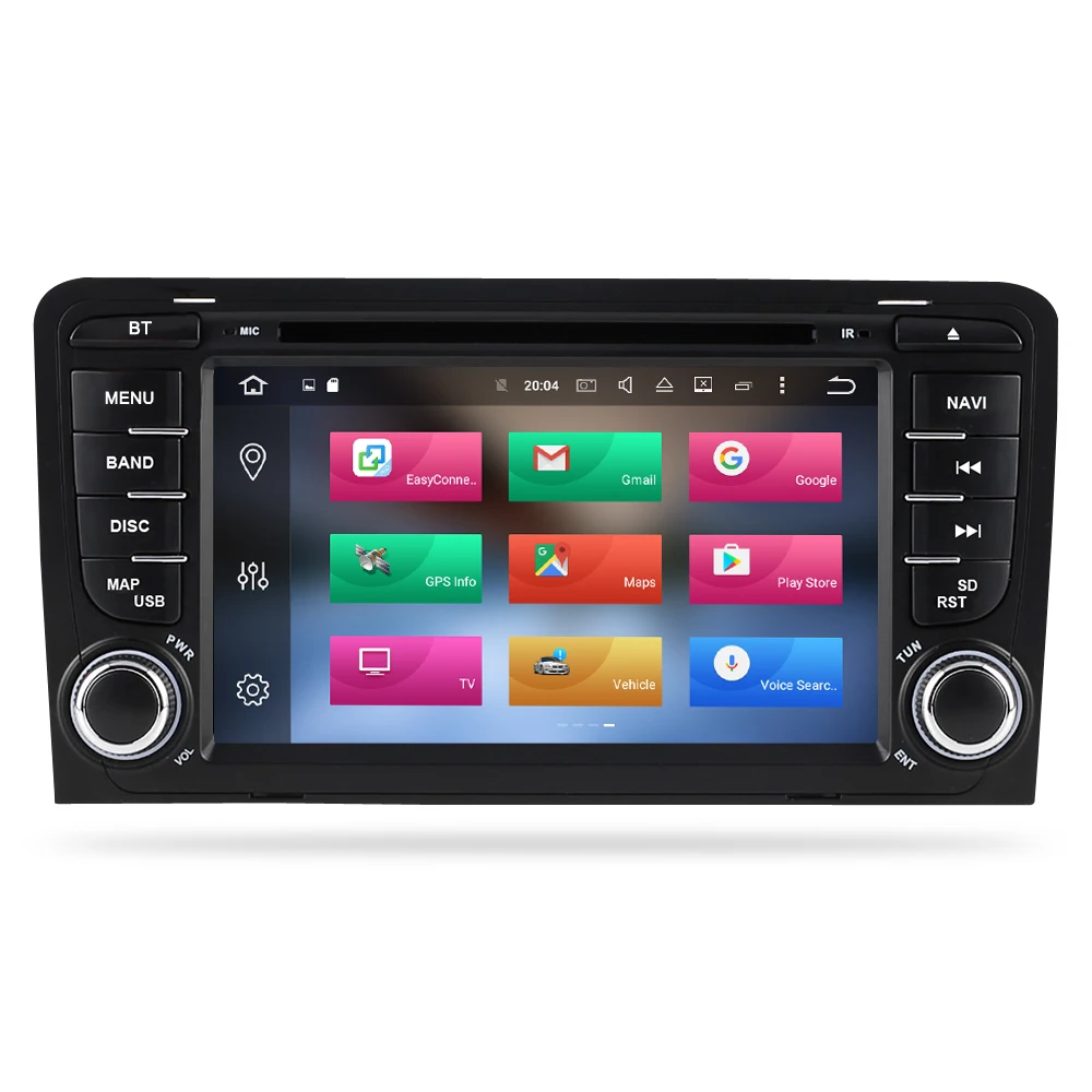 Автомобильный DVD стерео Мультимедийный Головной блок 4G ОЗУ Android 9 0 для Audi/A3/S3