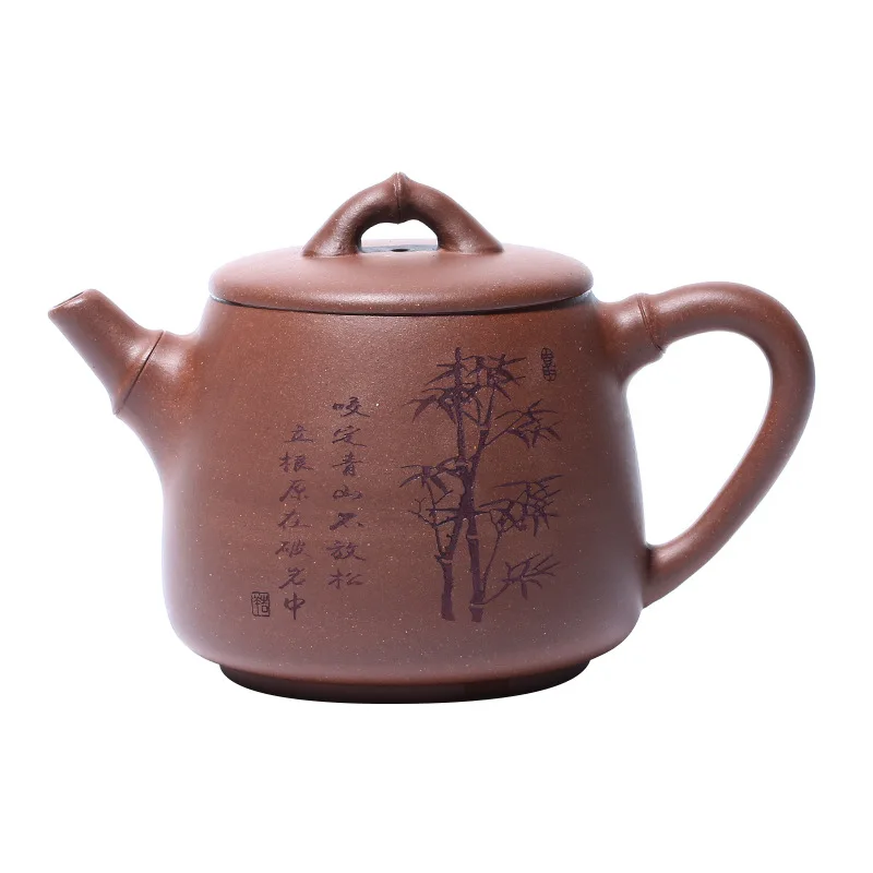

Yixing purple clay teapot and tea set