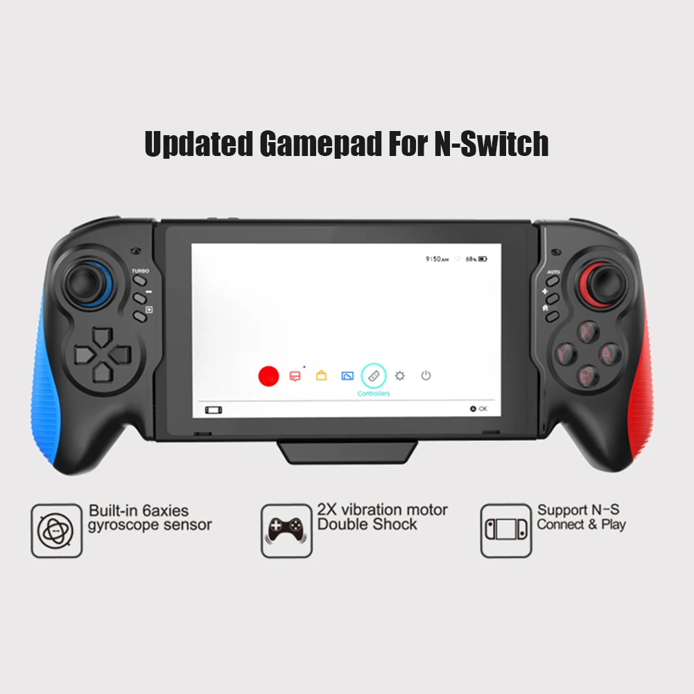 Игровой контроллер для Nintendo Switch геймпад с хрустальными кнопками действия