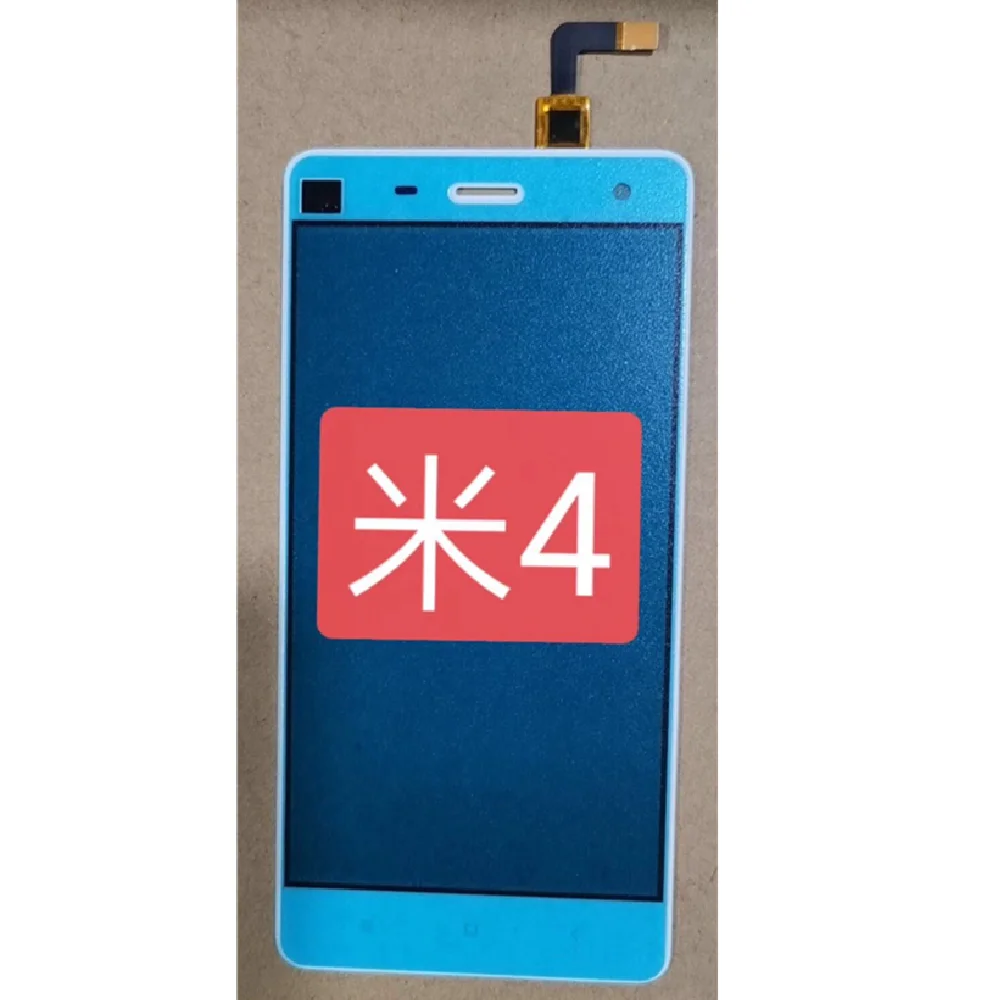 5 шт. Оригинальный сенсорный экран для XiaoMi 4 Mi4 внешний сенсорная панель запасные