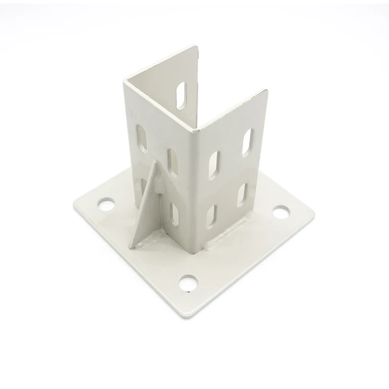 Стальная 6060 напольная Базовая пластина с двойным отверстием для Т-образного