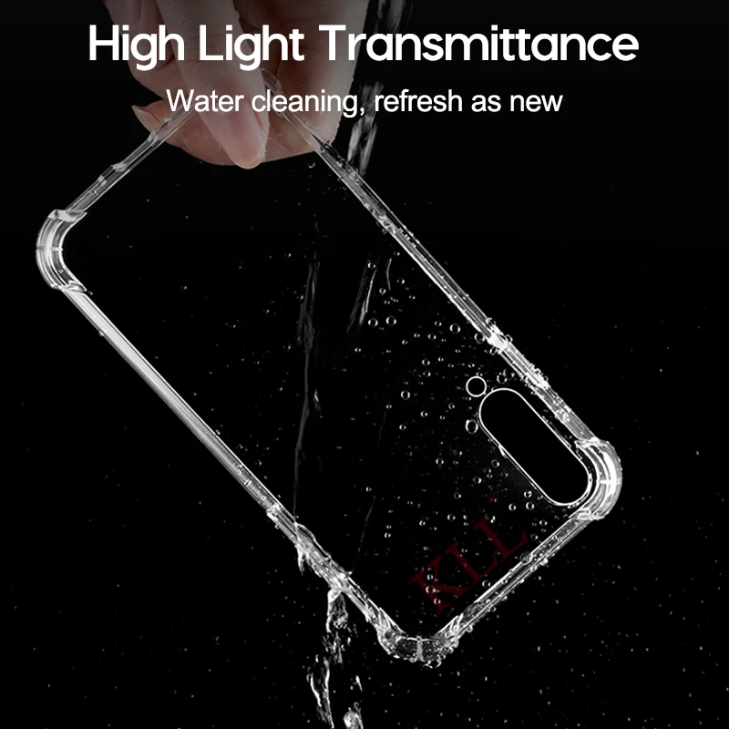 Shockproof Airbag Clear TPU Soft Case for Xiaomi Mi 9 SE 8 Lite Silicone Transparent Redmi 7 7A Note 6 Pro 5 Cover |