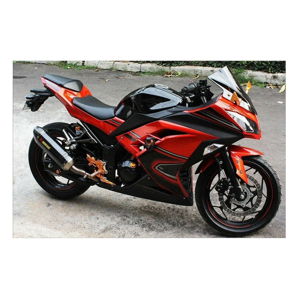 Синий Оранжевый полный набор обтекателей полная впрыска тела для Ninja 250 300 EX300R EX 300R