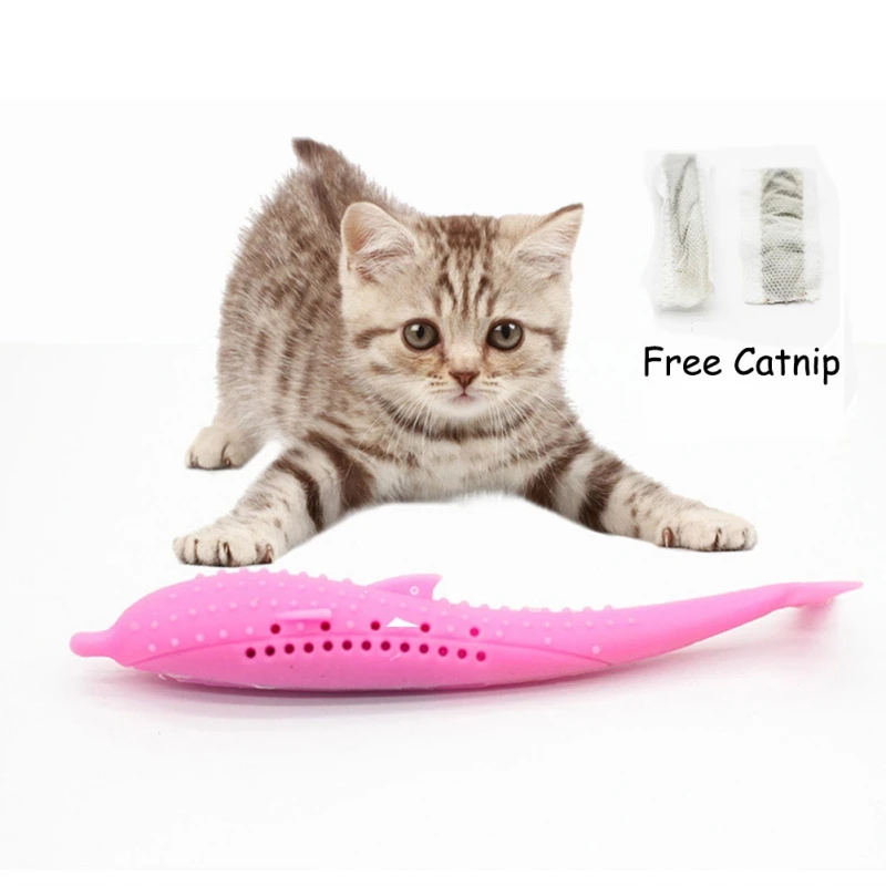 Силиконовая зубная щетка в форме кошачьей мяты 1-2 шт. | Дом и сад