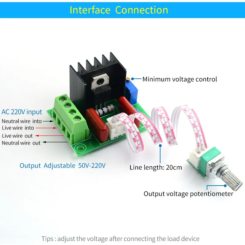 Устройство управления скоростью двигателя UNISIAN 2000 Вт PWM силовой модуль плата