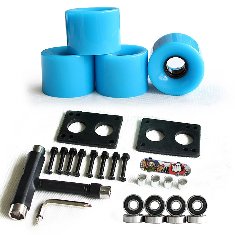 Набор колес для скейтборда диаметром 60 мм подшипник 29 оборудование 3 запасные