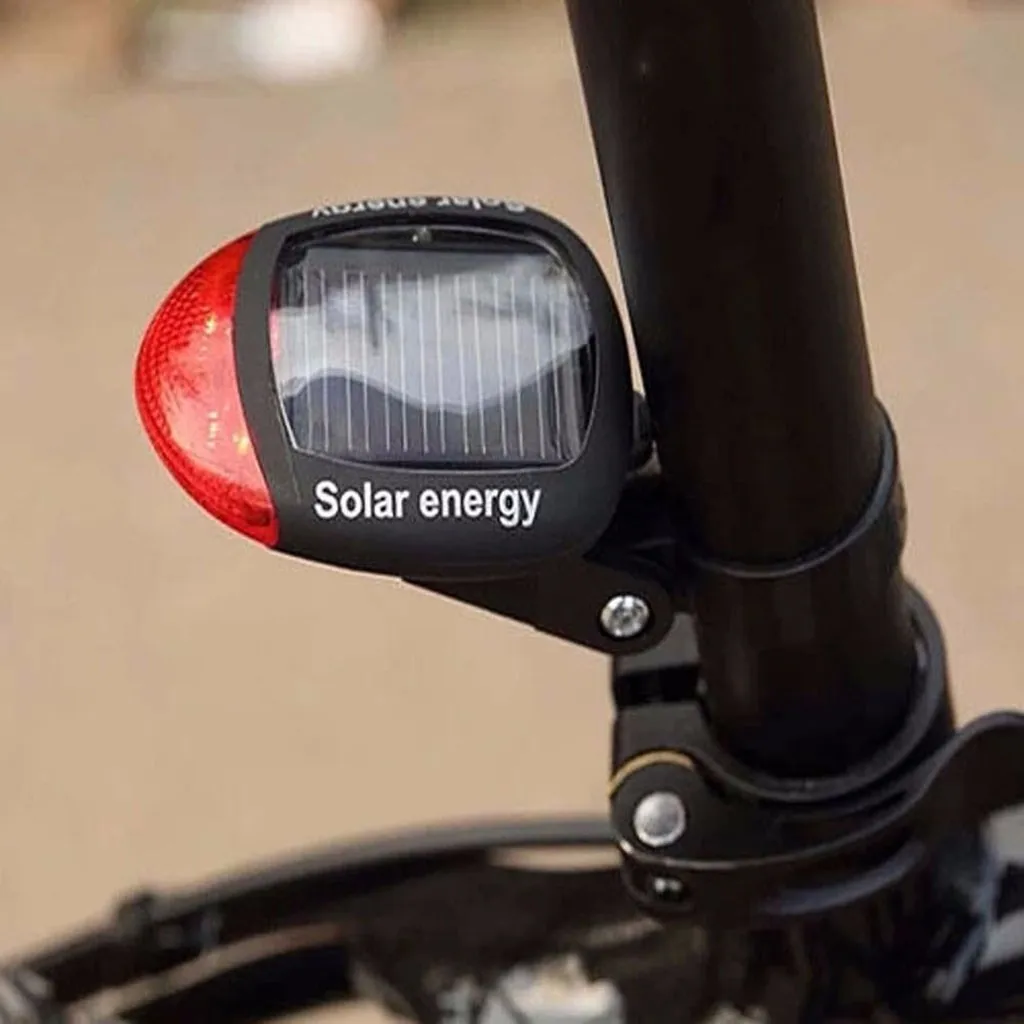 

Solar Powered LED Rear Flashing Tail Light for Bicycle Cycling Lamp Safety 2LED Bicycle Accessories Light Bicycle Light