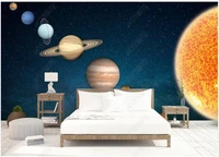 3d photo wallpaper for walls in rolls custom mural universe galaxy solar system earth room home decor 3d panels on the wall