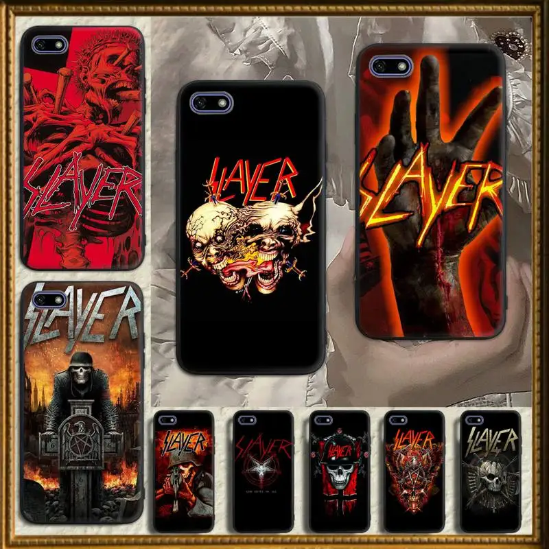 

Slayer Heavy Metal Rock Band Phone Case for Huawei P40 P30 P20 P10 P9 P8 pro lite Plus P SMART 2019 P9 lite Fundas cover