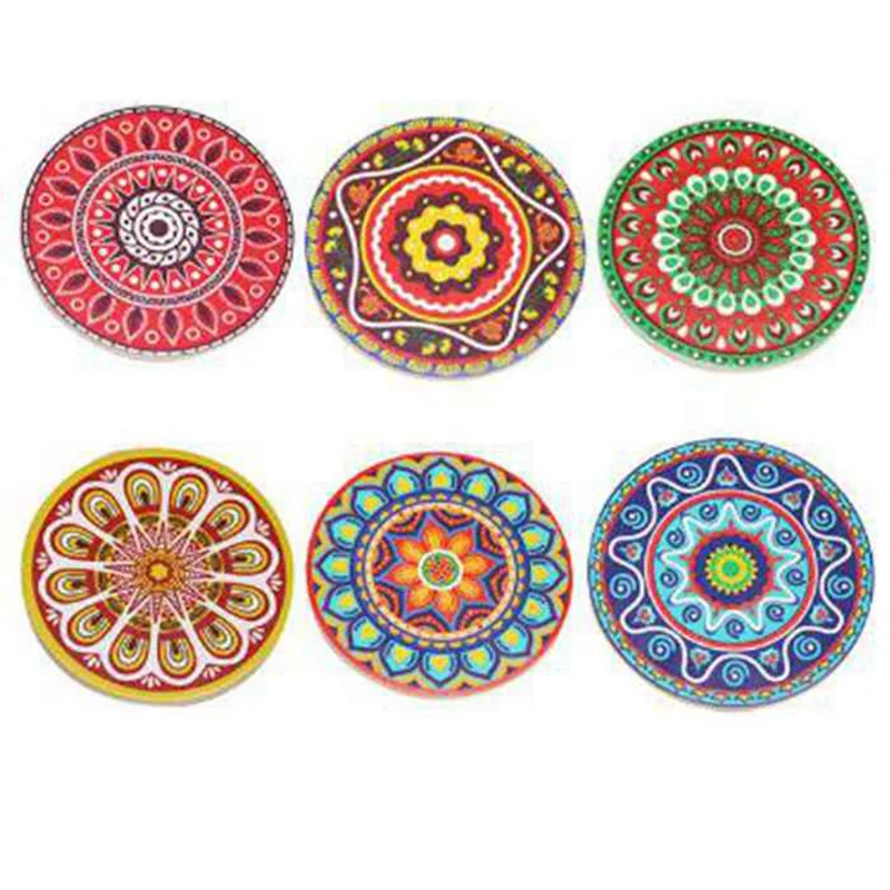 

Premium Design Coasters for Glasses Cups Vases Candles on Your Wood Glass Or Stone Dining Table