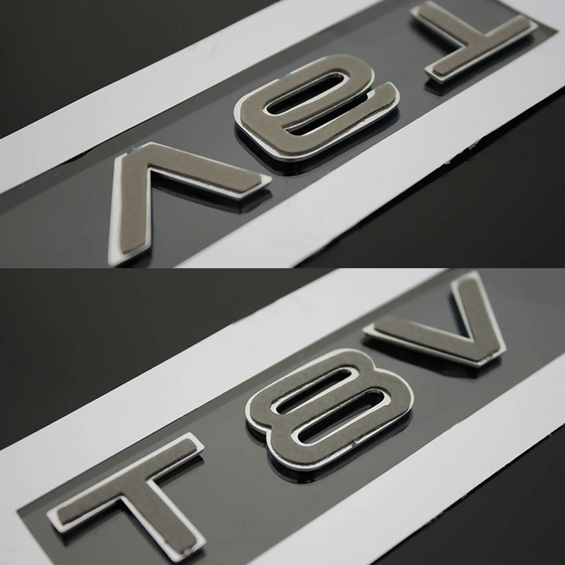 Эмблема с буквенным номером V6T V8T V10 W12 автомобильный Стайлинг брызговик боковой