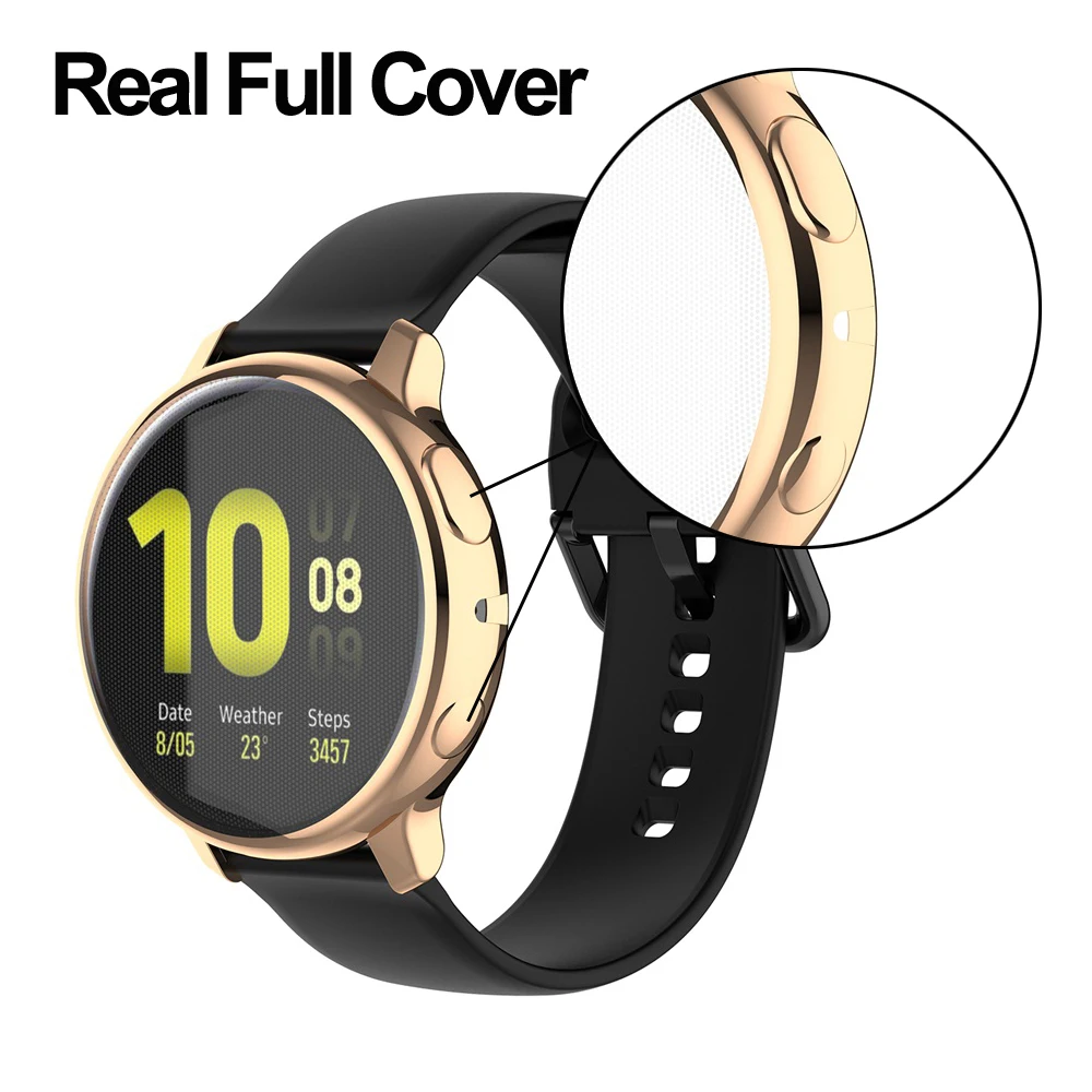 Мягкий чехол для часов из ТПУ с прозрачным покрытием Полностью покрывающий