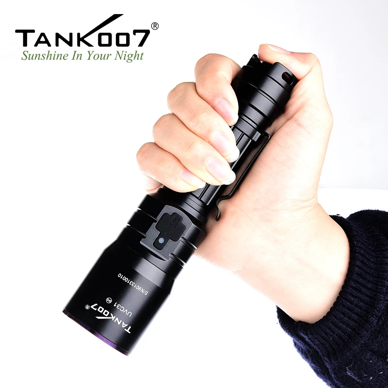 

TANK007 UVC31 365nm 5W UV flashlight uv curing lights rechargeable nichia UVA lamp