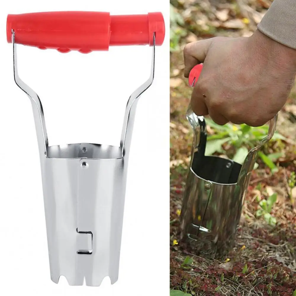 

Stainless Steel Agricultural Transplanting Seedlings Tools Garden Transplanter for Transplanting Vegetables, Flowers and Trees