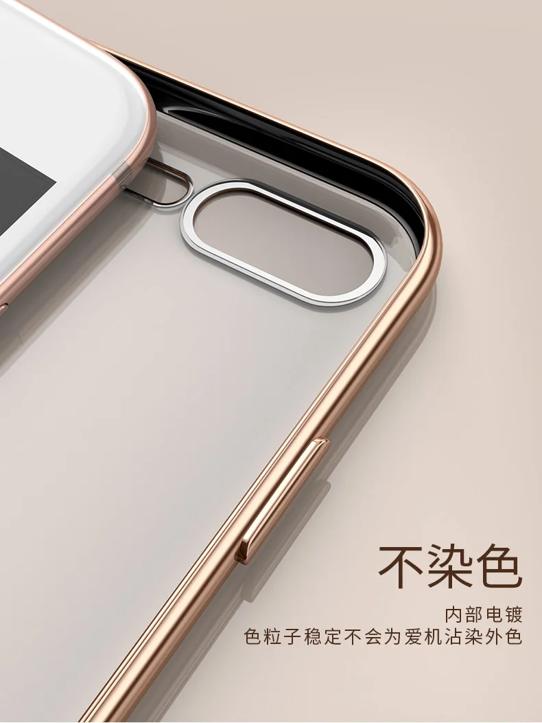 Роскошный обшивка прозрачный мягкий кремний чехол для телефона для iPhone 6 s 6S 7 7S iPhone 8 Plus X 10 11 Pro XR XS Max 5 5S 5SE Тонкий чехол
