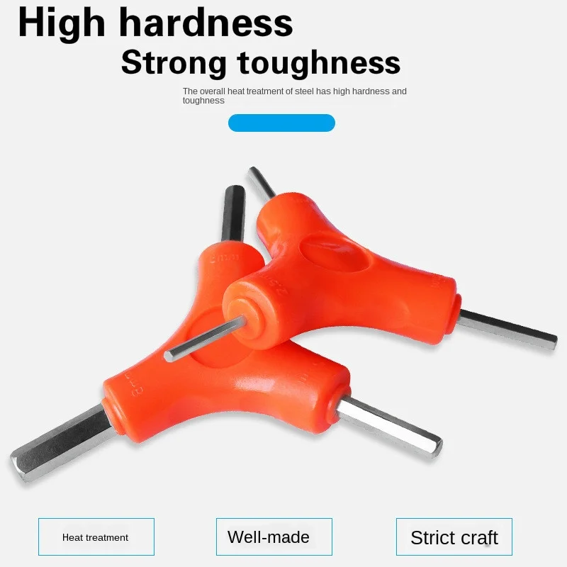 3 в 1 треугольный шестигранный ключ из углеродистой стали 2 5/3/4/5/6/8 мм|Гаечный ключ|