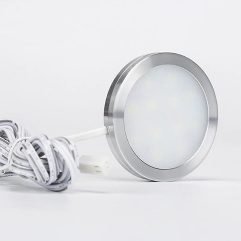 Новый Круглый 12V низшее Напряжение ультра тонкий скрытый Мини Светодиодный