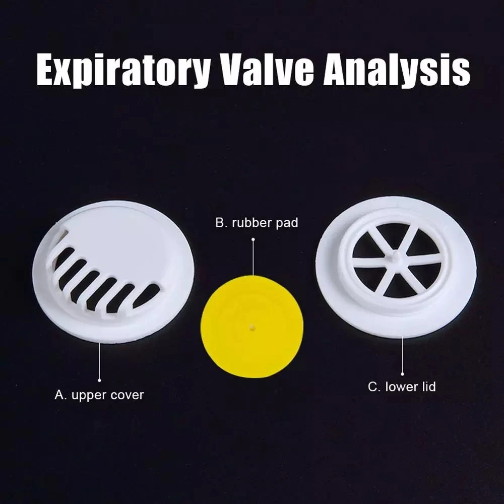 

20/50/100pcs Breathing Valves for Mouth Mask Dustproof Exhaust Mouth-muffle Activated Carbon Valves Accessories Respirator