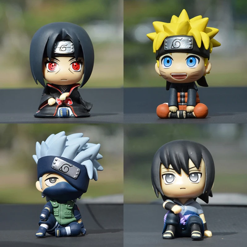 

Naruto Anime Figure Sitting Posture Toy Anime Figures Model Cute Kakashi Sasuke Itachi Action Figure Models Toy Chrisemas Gifts