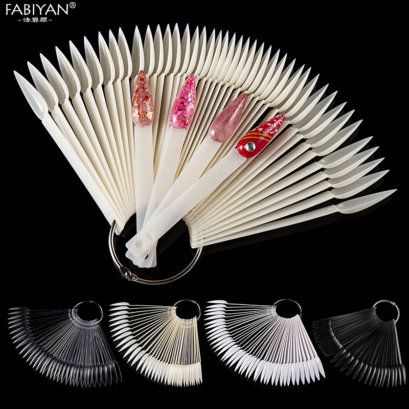 150 наконечников для дизайна ногтей бамбуковые оправы с держателем карт шаблон