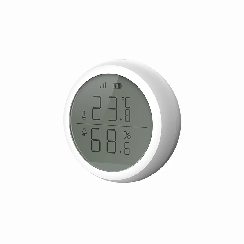 

Датчик температуры и влажности Tuya ZigBee, умный дом со светодиодным экраном, работает с ассистентом Google и шлюзом Zigbee